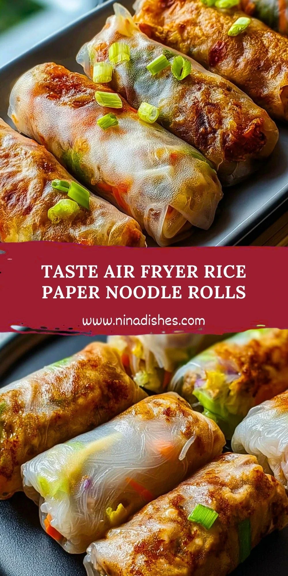 Taste Air Fryer Rice Paper Noodle Rolls (2)