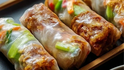 Taste Air Fryer Rice Paper Noodle Rolls