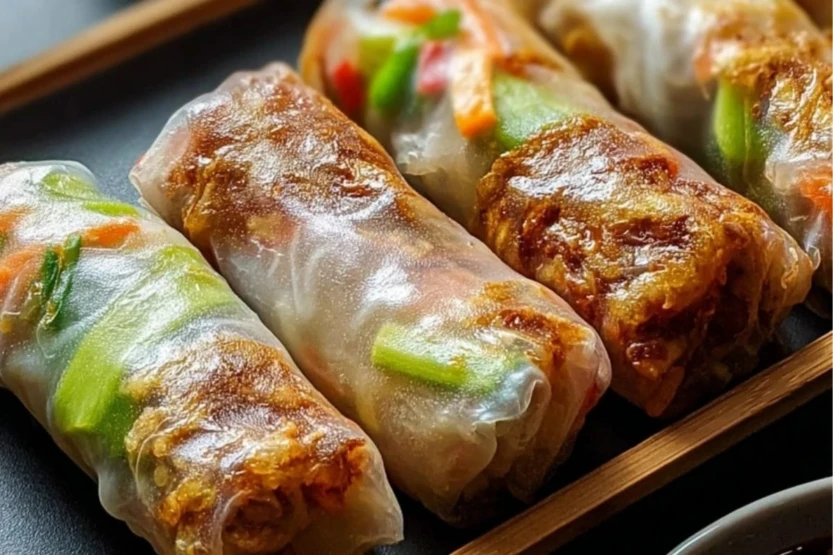 Taste Air Fryer Rice Paper Noodle Rolls