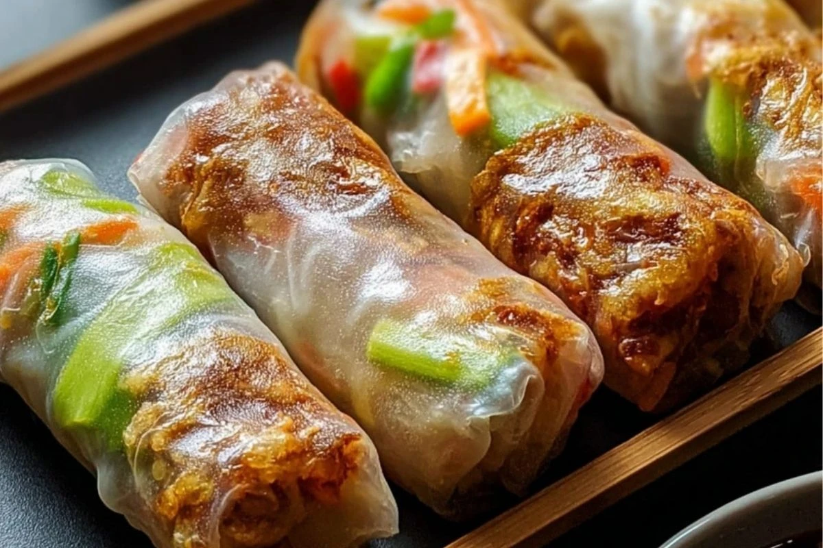 Taste Air Fryer Rice Paper Noodle Rolls