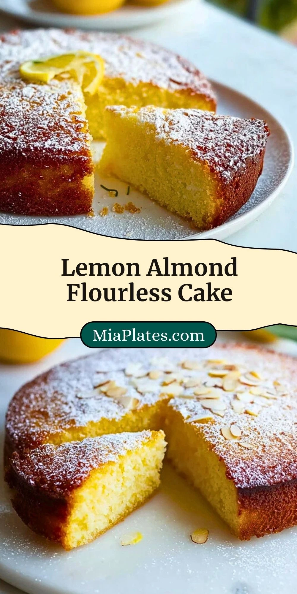 Lemon Almond Flourless Cake (3)