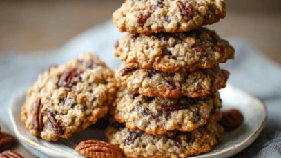 Pecan Pie Oatmeal Cookies