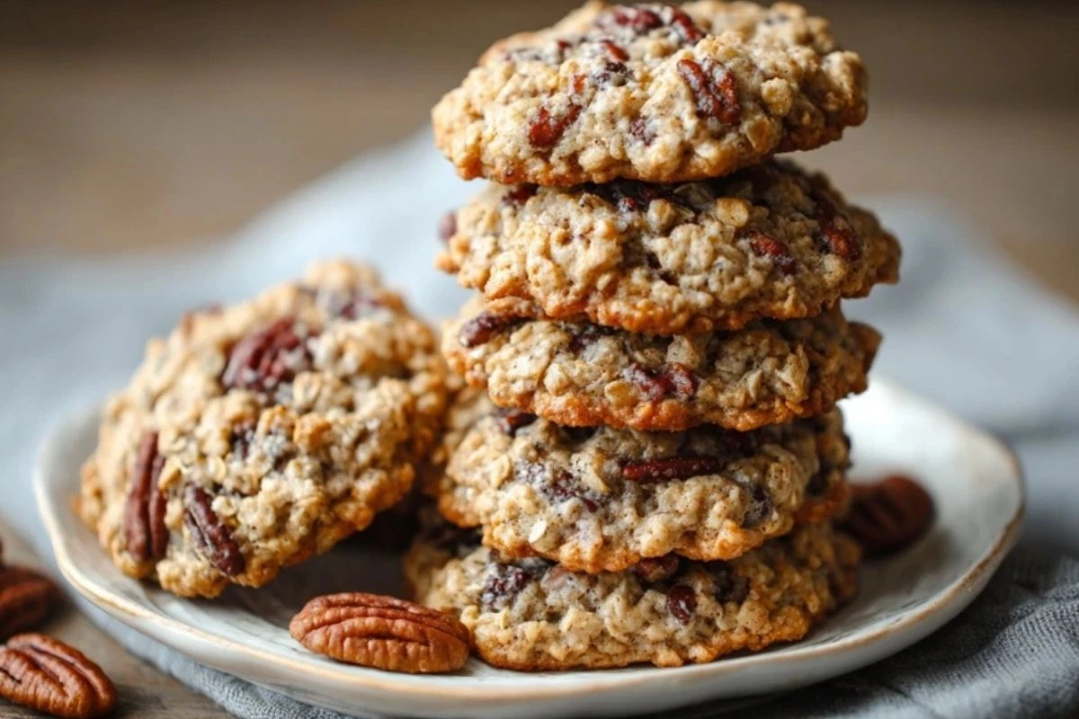 Pecan Pie Oatmeal Cookies