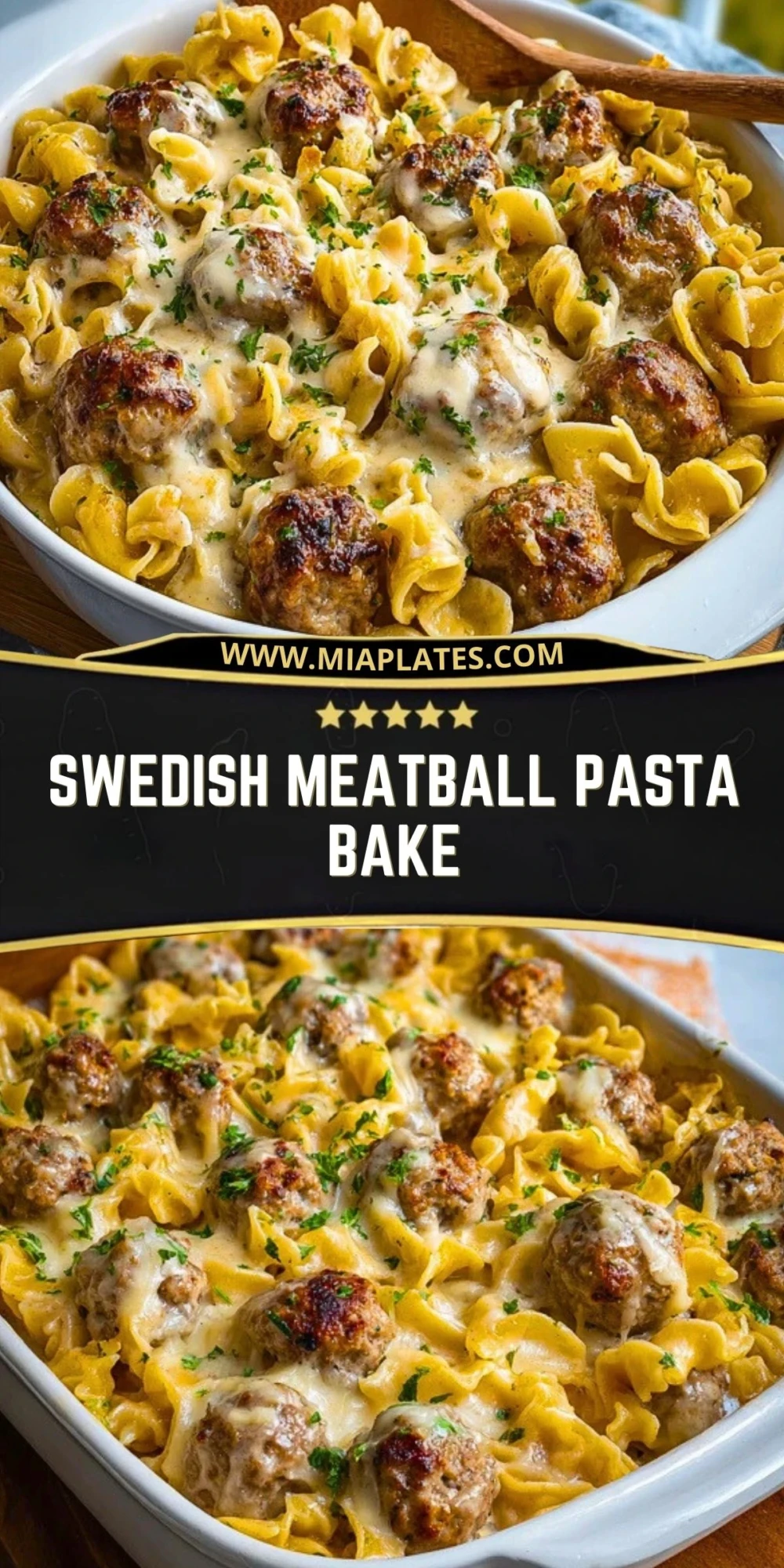Swedish Meatball Pasta Bake (2)