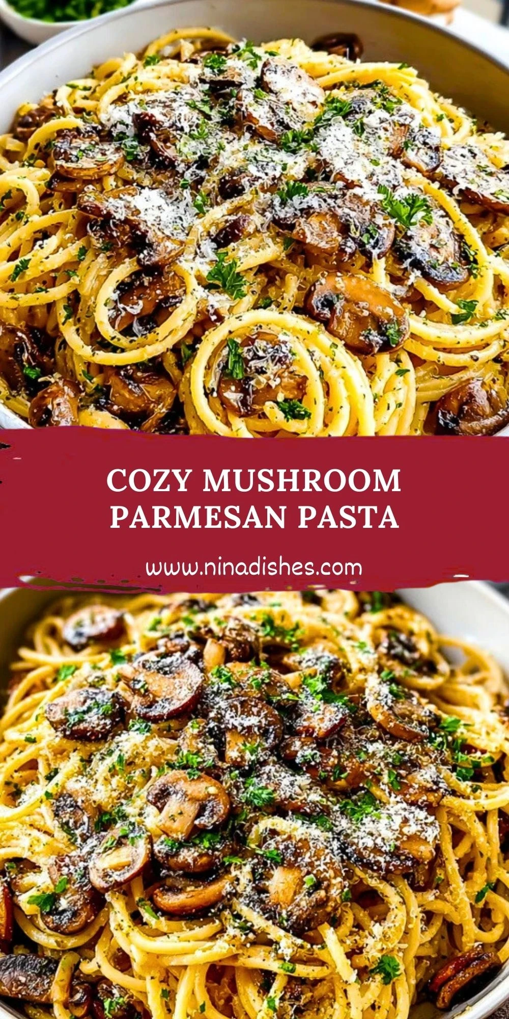 Cozy Mushroom Parmesan Pasta (2)