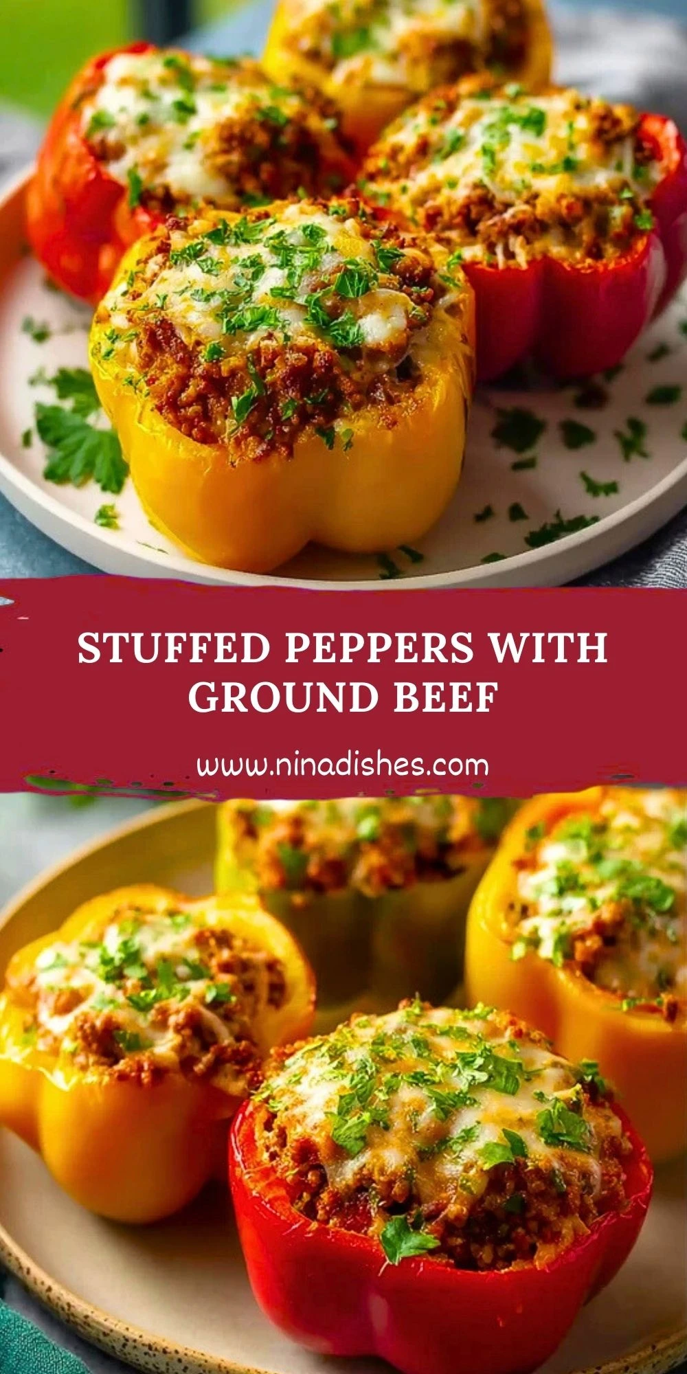 Stuffed Peppers With Ground Beef (2)
