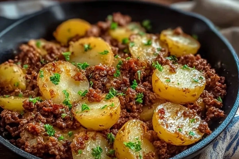 Easy Ground Beef Potato
