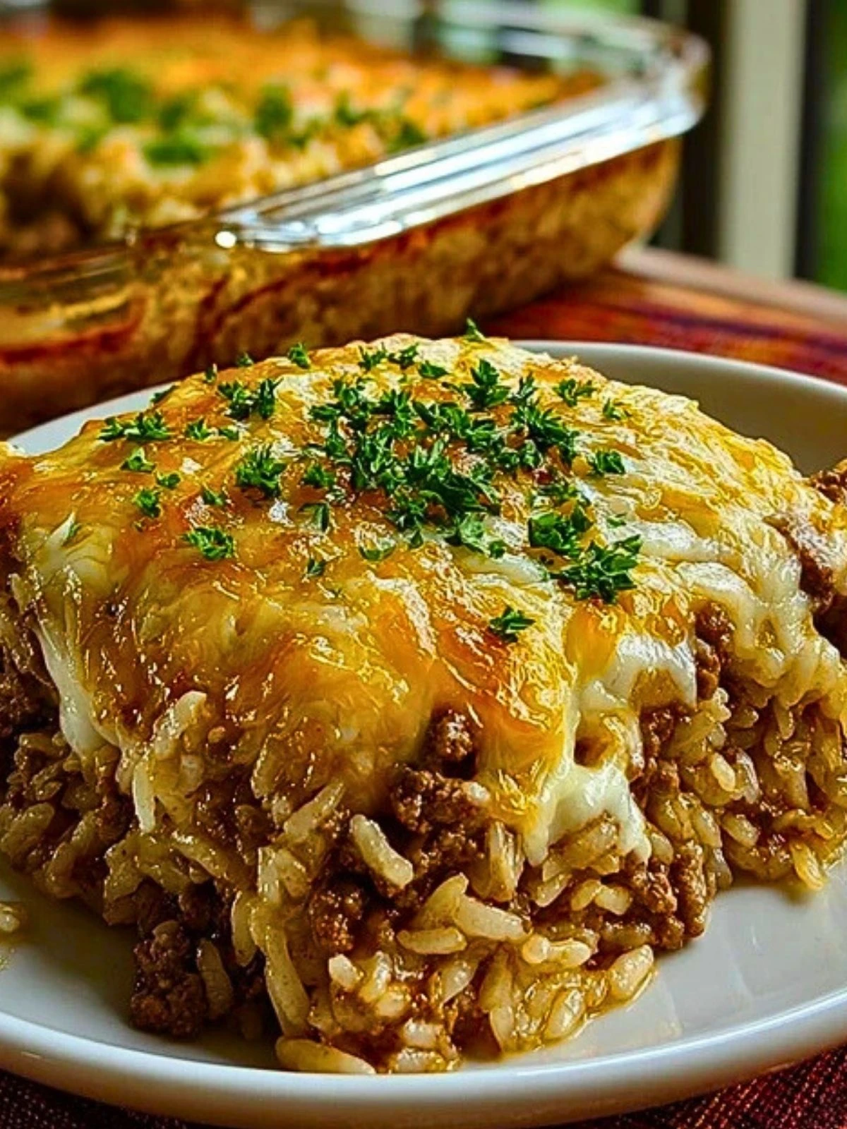 French Onion Ground Beef Rice Casserole (1)