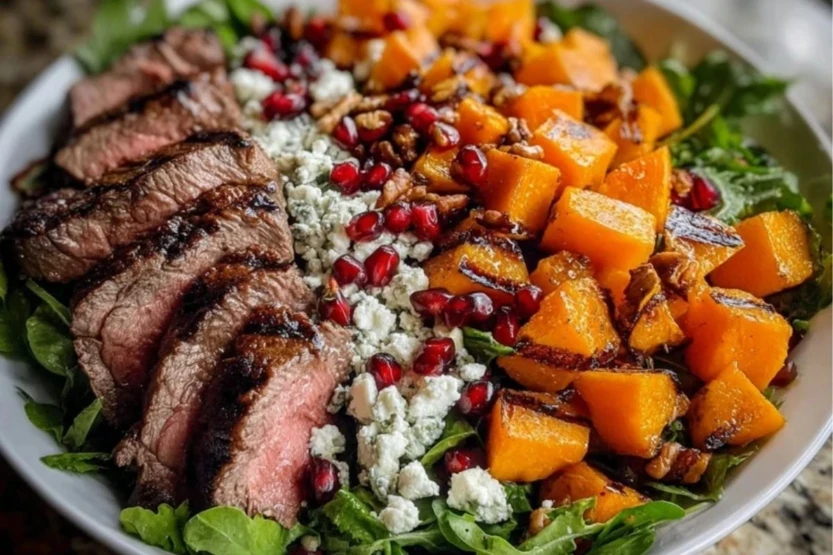 Fall Harvest Steak Salad
