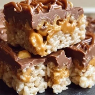 Snickers Rice Crispy Treats