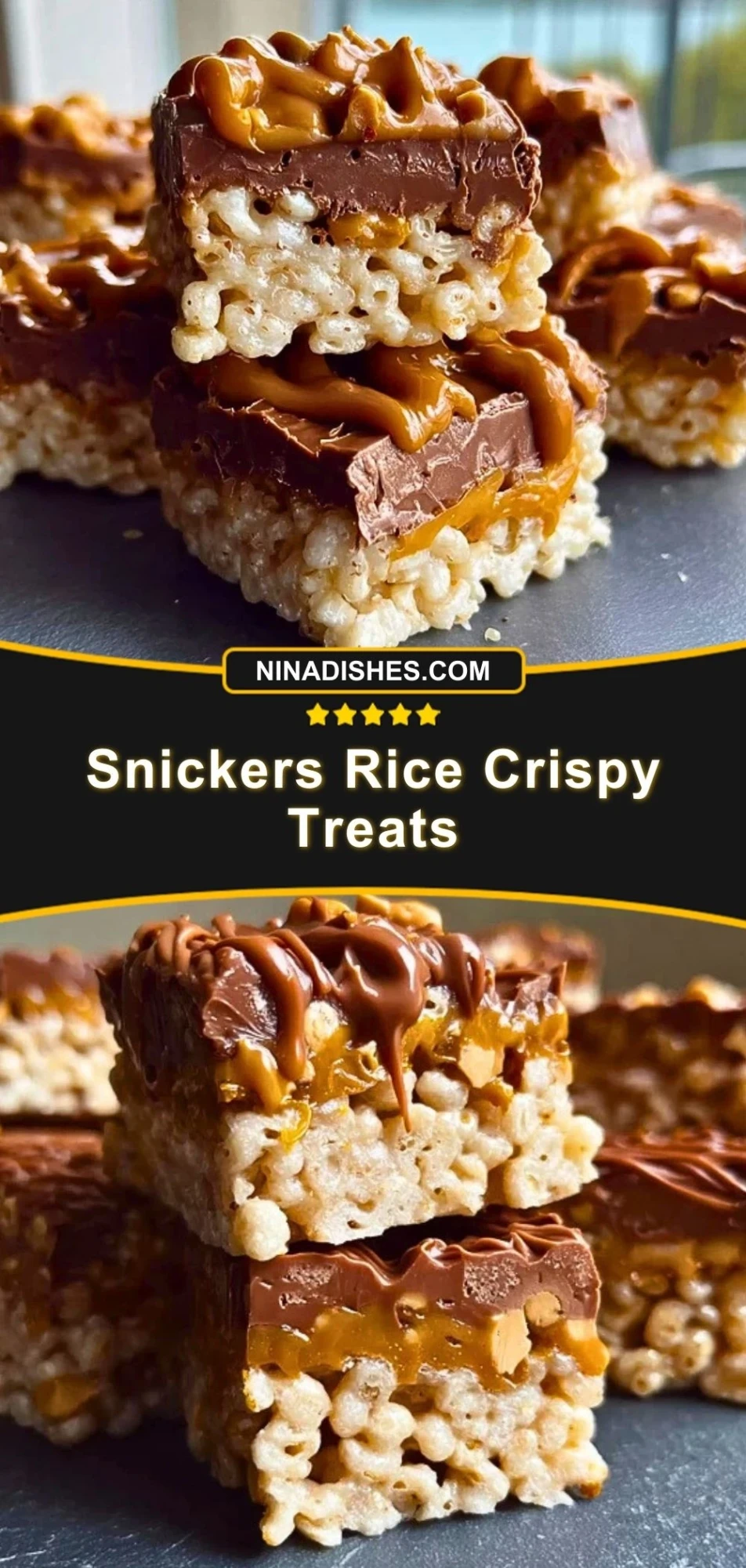 Snickers Rice Crispy Treats (3)