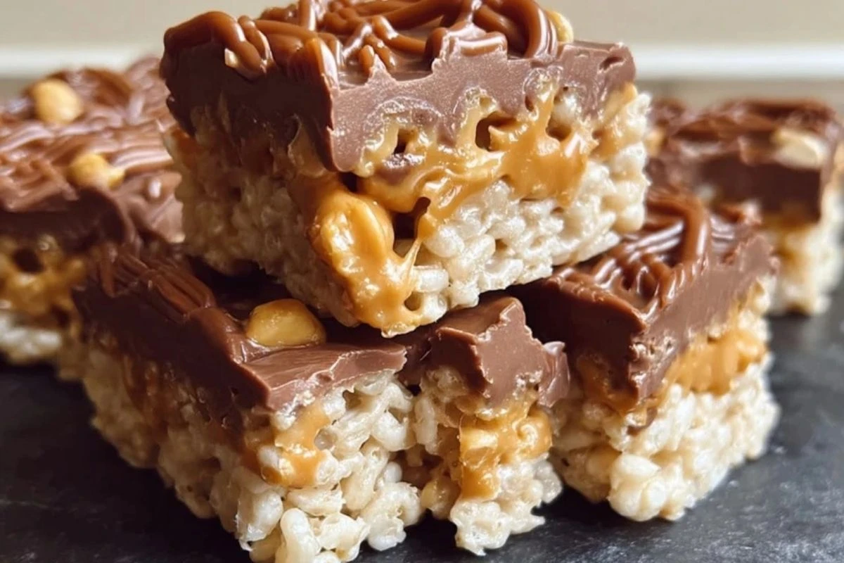 Snickers Rice Crispy Treats
