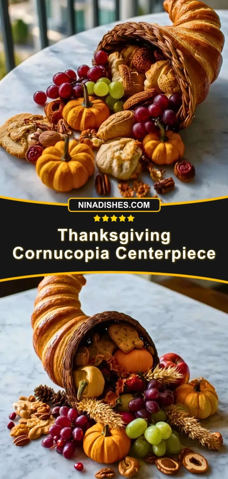 Thanksgiving Cornucopia Centerpiece (3)