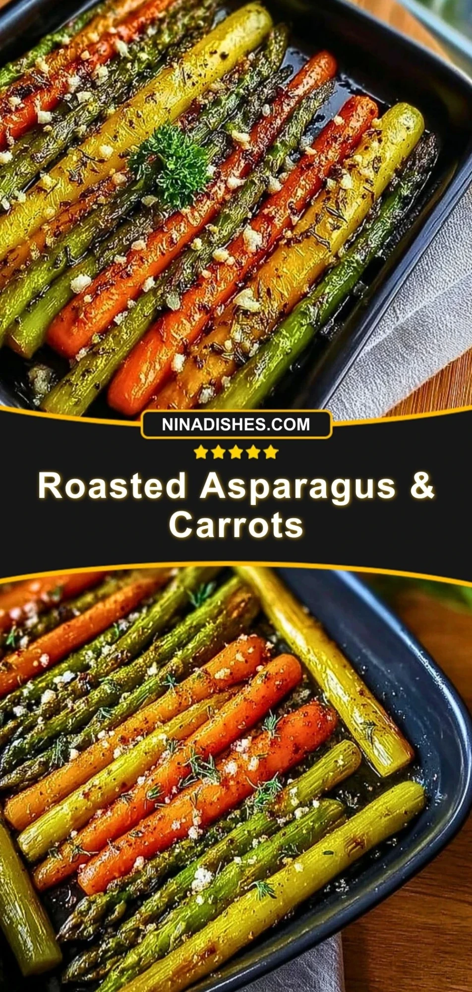 Roasted Asparagus & Carrots (3)