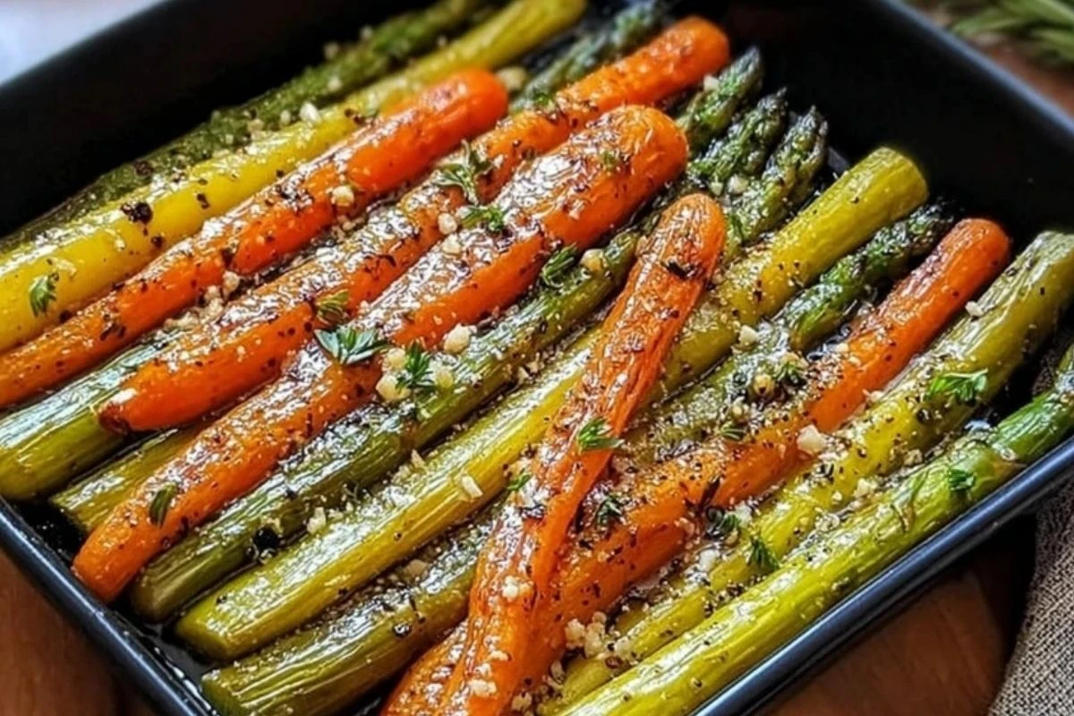 Roasted Asparagus & Carrots