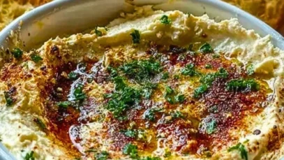 Warm Boursin Dip with Crostini