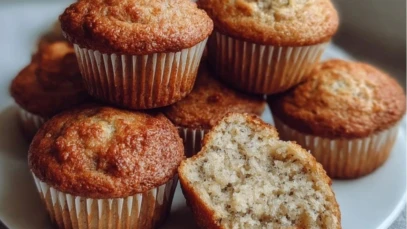 Best Greek Yogurt Banana Muffins