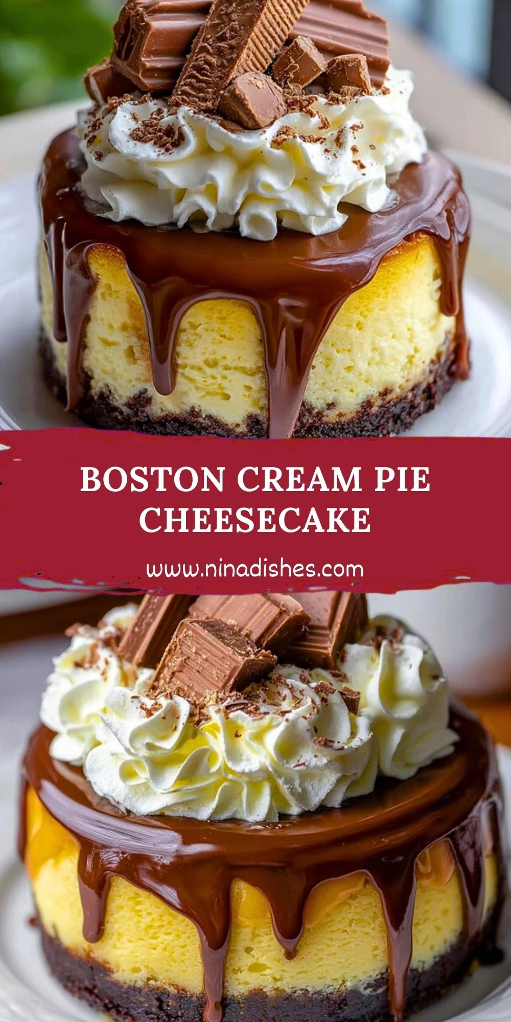 Boston Cream Pie Cheesecake (2)