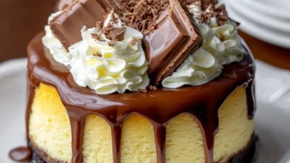 Boston Cream Pie Cheesecake
