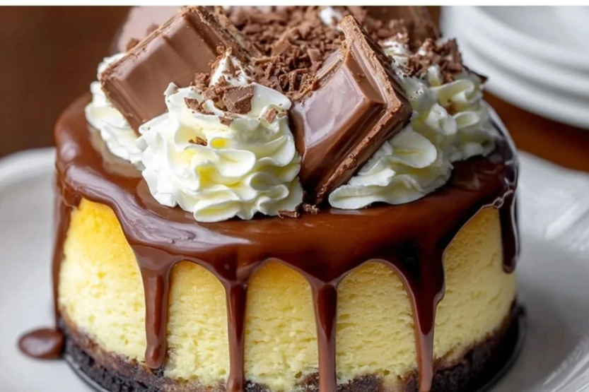 Boston Cream Pie Cheesecake