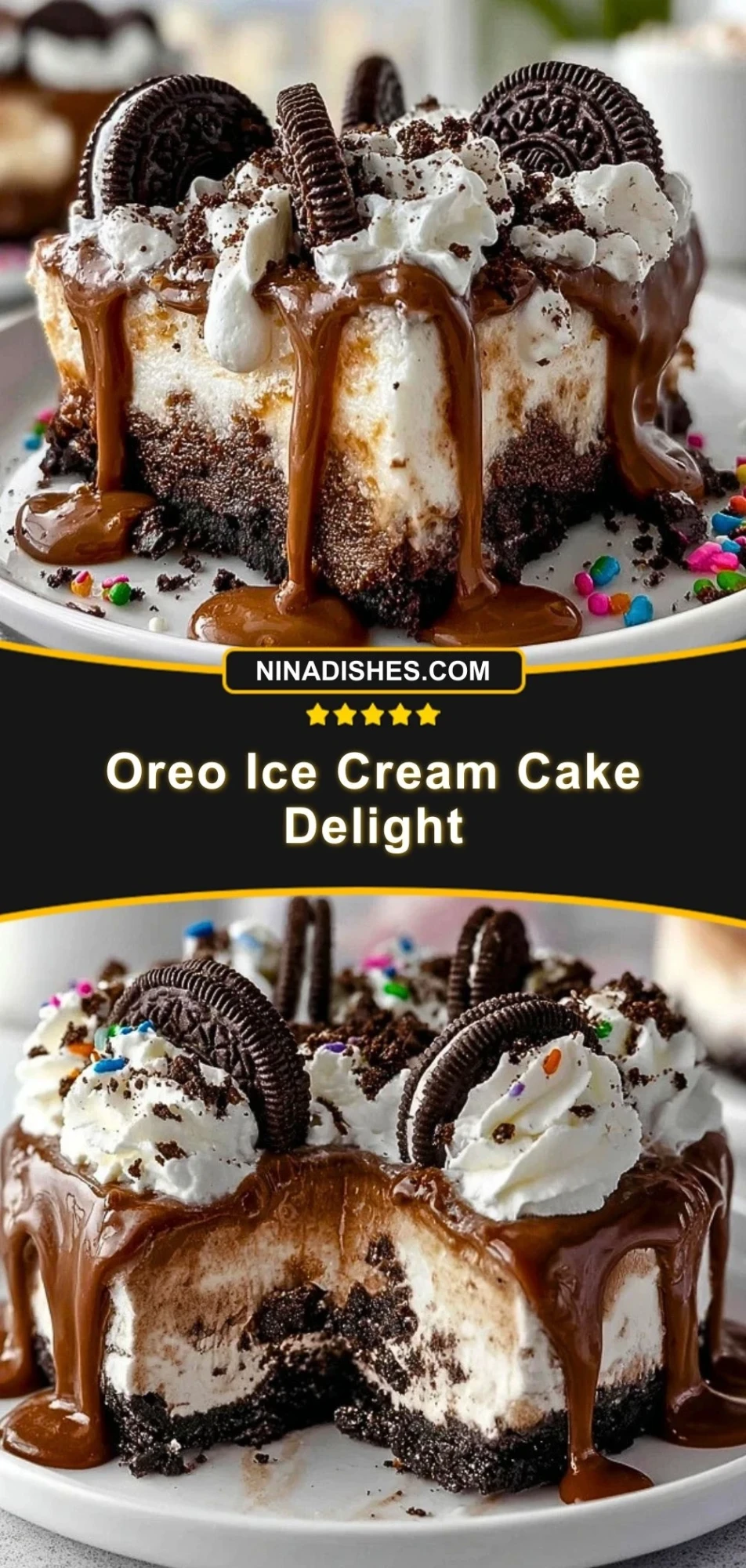 Oreo Ice Cream Cake Delight (3)