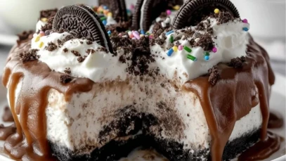 Oreo Ice Cream Cake Delight