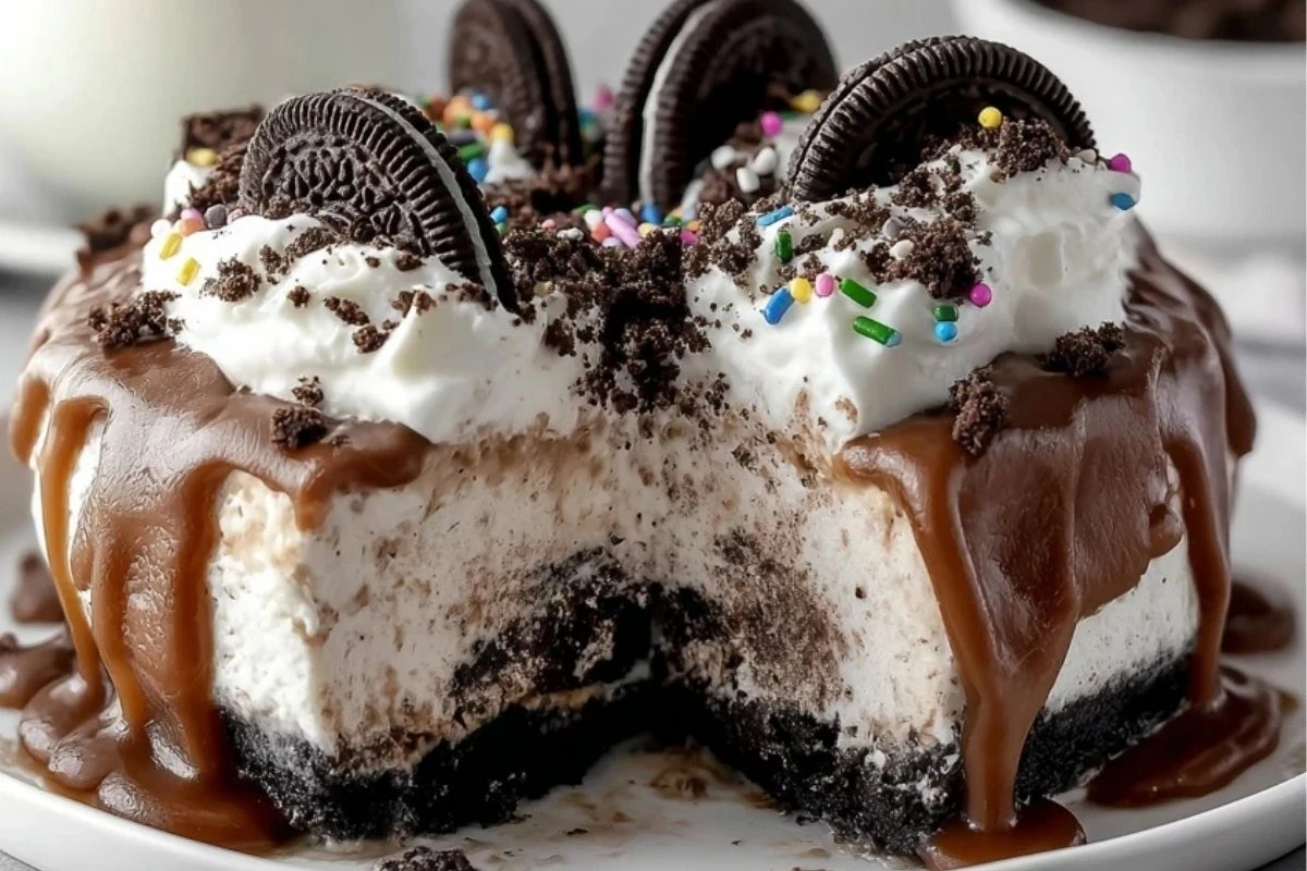 Oreo Ice Cream Cake Delight