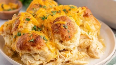 Chicken Bubble Biscuit Bake