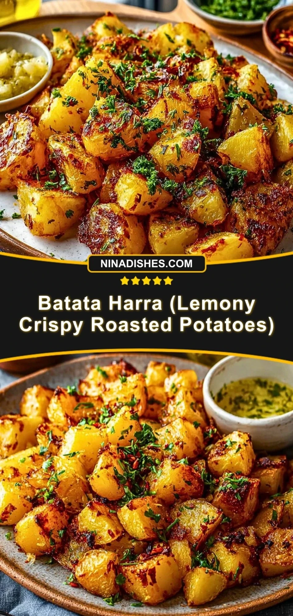 Batata Harra (Lemony Crispy Roasted Potatoes) (3)