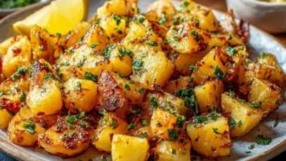 Batata Harra (Lemony Crispy Roasted Potatoes)