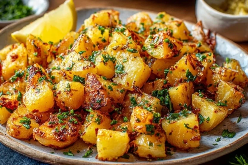 Batata Harra (Lemony Crispy Roasted Potatoes)