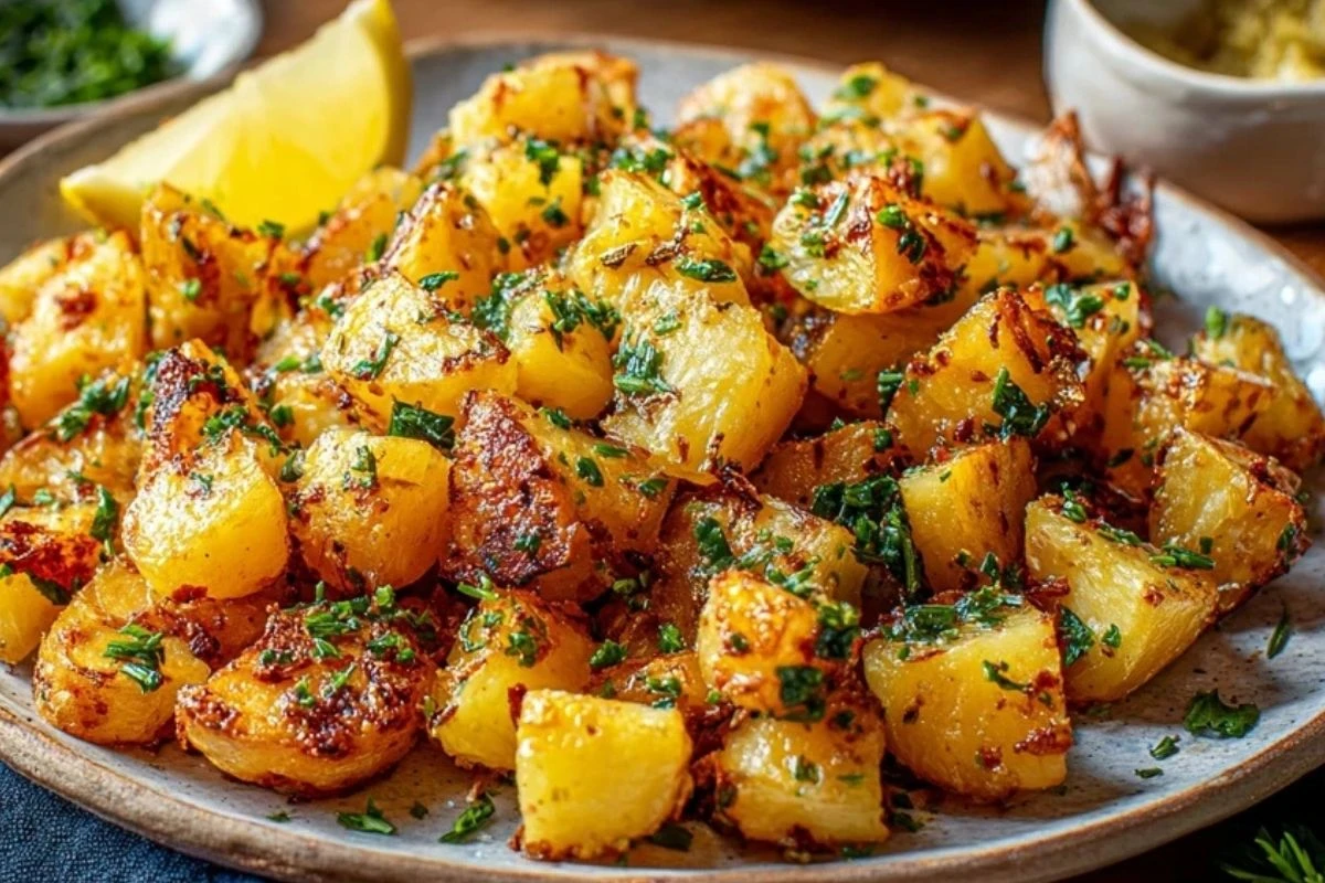 Batata Harra (Lemony Crispy Roasted Potatoes)