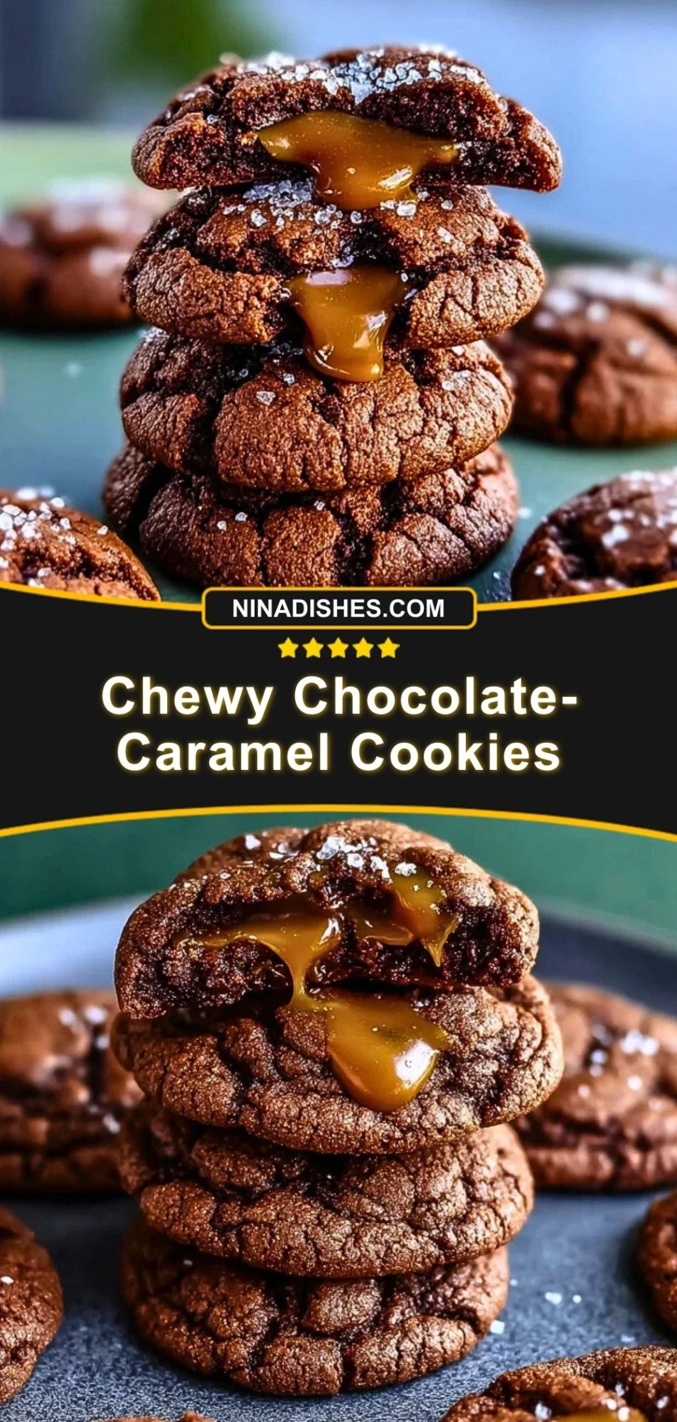 Chewy Chocolate-Caramel Cookies (3)
