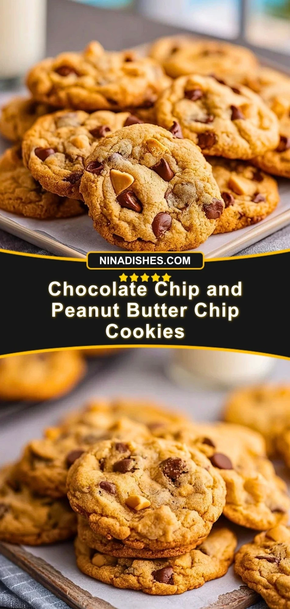 Chocolate Chip and Peanut Butter Chip Cookies (3)