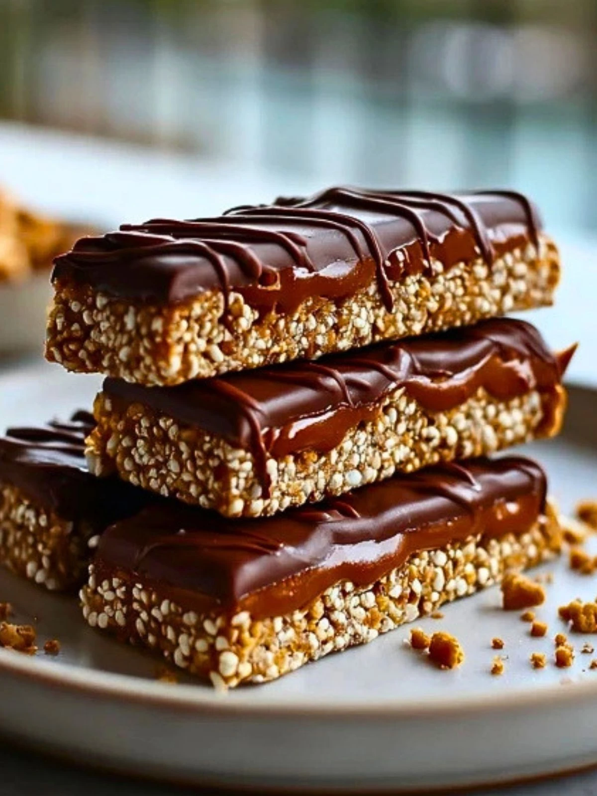 High Protein Chocolate Quinoa Crunch Bars (1)