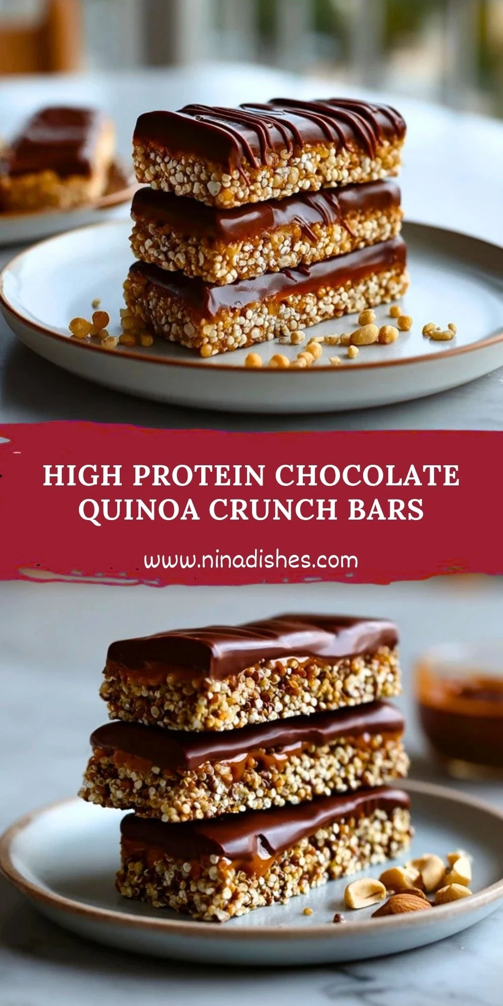 High Protein Chocolate Quinoa Crunch Bars (2)