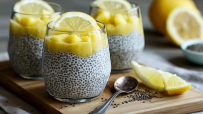 Lemon Cream Chia Pudding