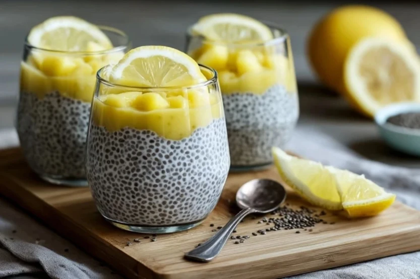 Lemon Cream Chia Pudding