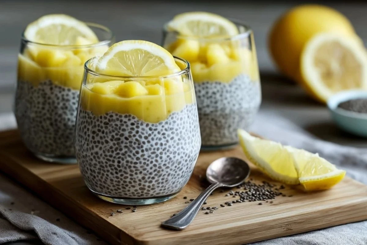 Lemon Cream Chia Pudding