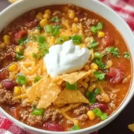 Best Crockpot Ground Beef Taco Soup