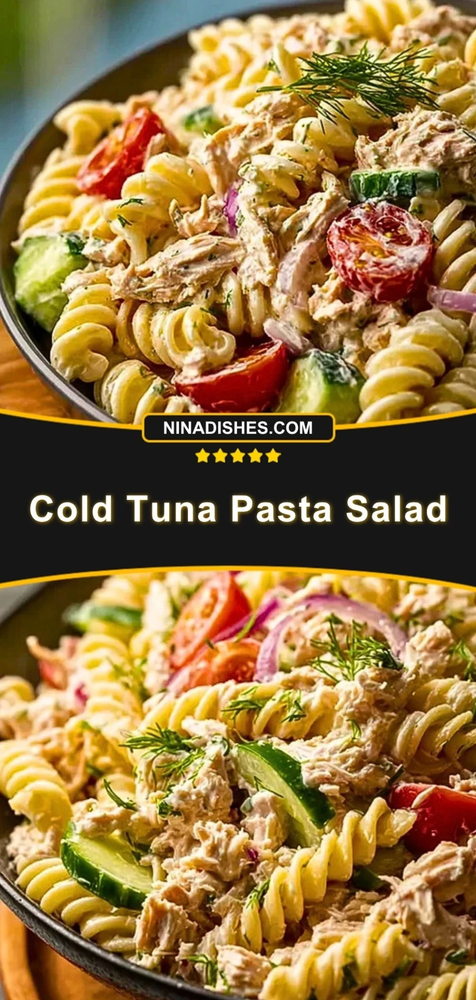 Cold Tuna Pasta Salad (3)