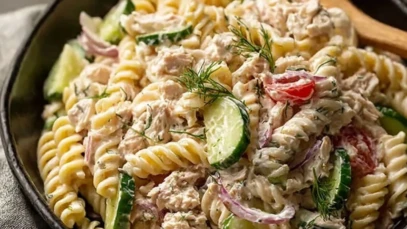 Cold Tuna Pasta Salad