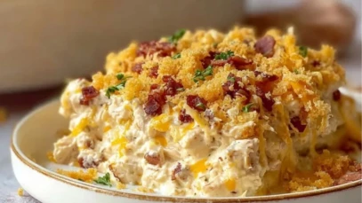 Creamy Crack Chicken Casserole