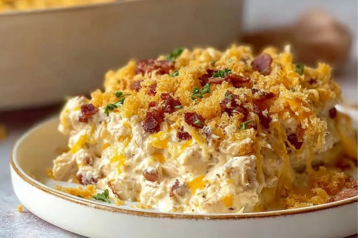 Creamy Crack Chicken Casserole