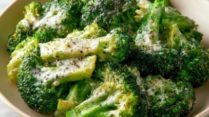 Copycat Longhorn Garlic Parmesan Broccoli