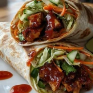 Sweet Chili Chicken Wraps