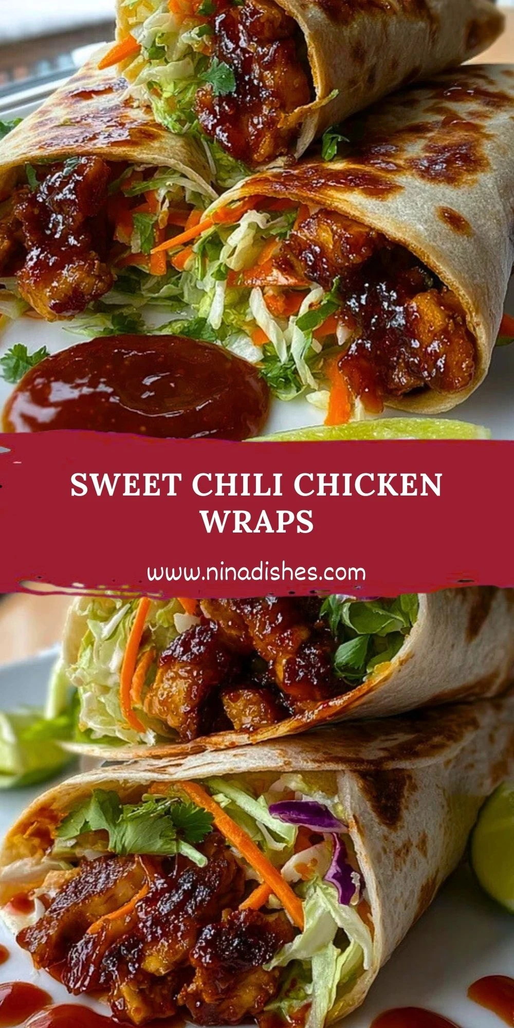 Sweet Chili Chicken Wraps (2)
