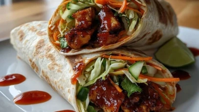 Sweet Chili Chicken Wraps