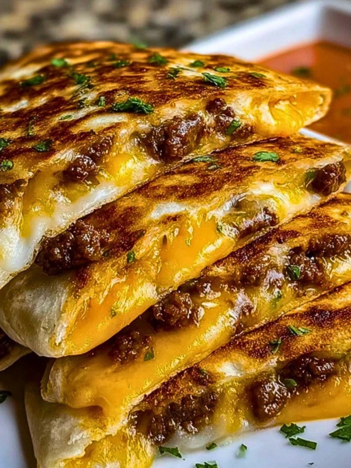 Cowboy Butter Smashed Beef Tortilla Melts (1)