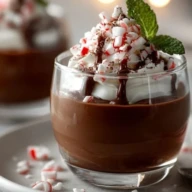 Peppermint Mocha Pudding Parfaits